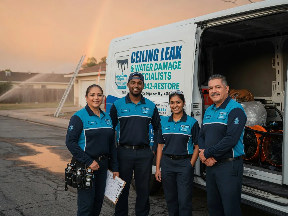 Ceiling Leak Cleanup company in Washington