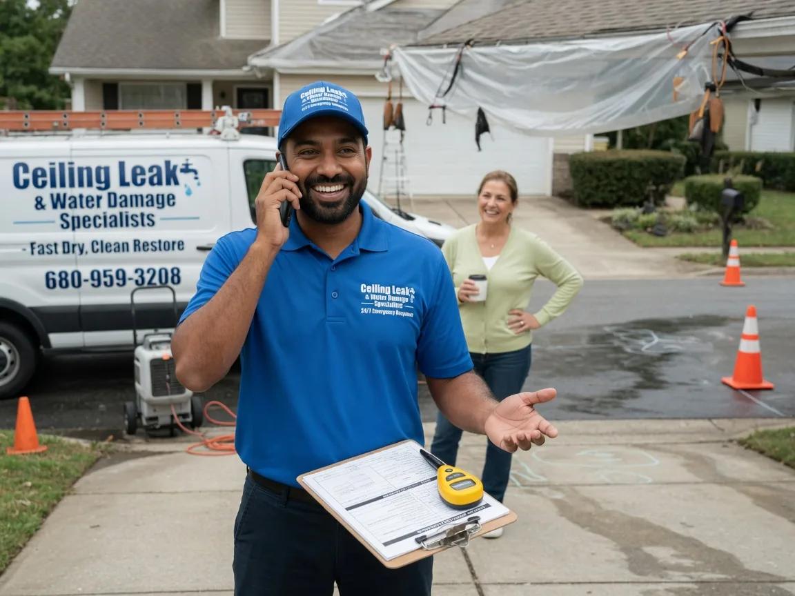 Ceiling Leak Cleanup Washington FAQs